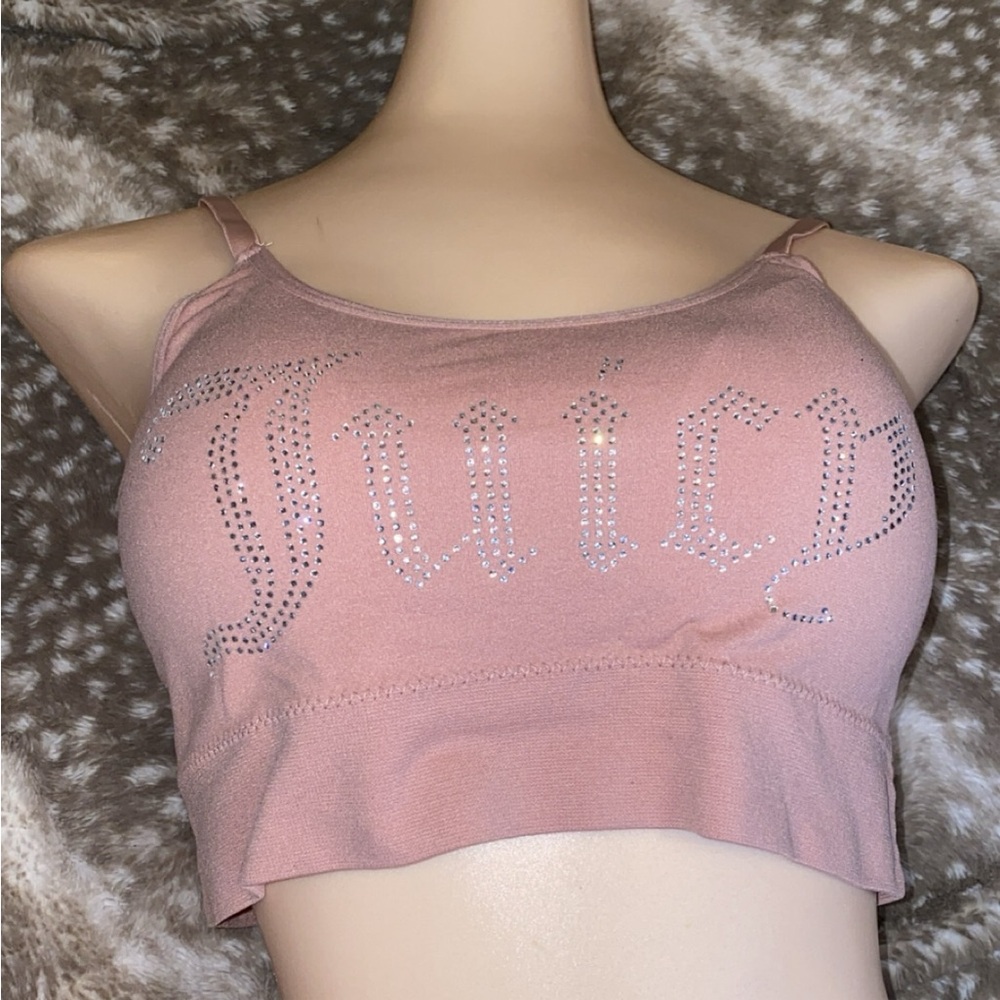 Rhinestone Juicy Couture Sports Bra/Crop Top 💎never worn💎